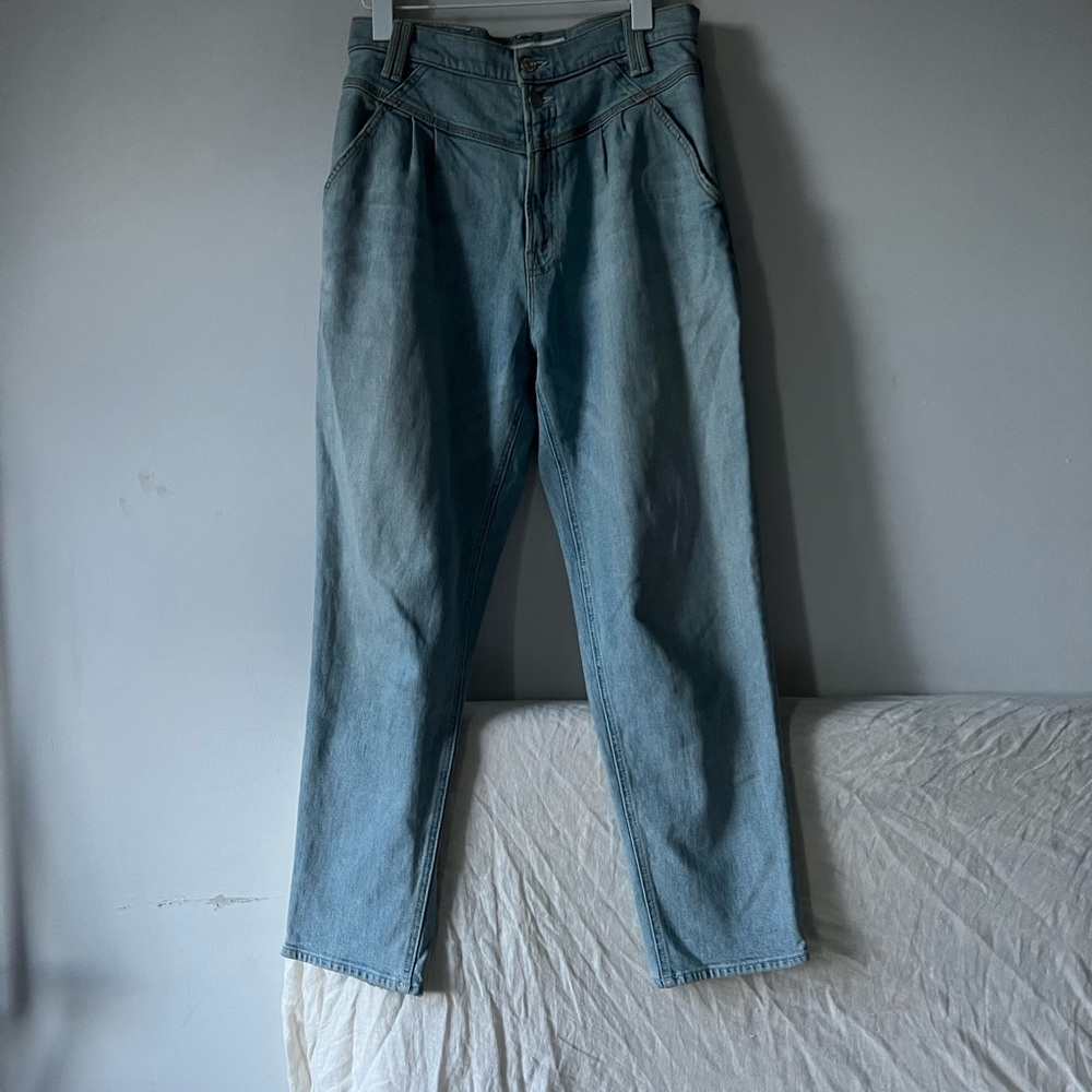 MOTHER SUPERIOR The Pleated High Waisted Jean 29 - Picture 5 of 13